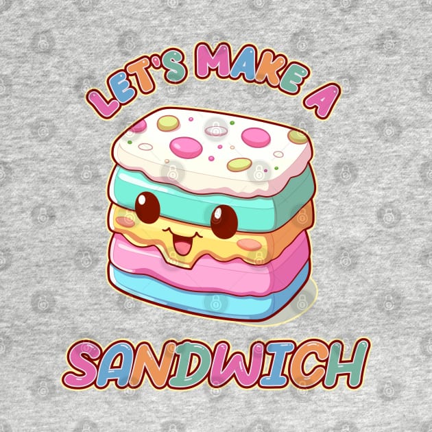 Let's Make a Sandwich? Kawaii Ice Cream Sandwich by DanielLiamGill